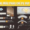 Bảng Mẫu phào chỉ PU VGP 160