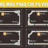 Bảng Mẫu phào chỉ PU VGP 161