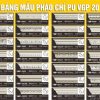 Bảng Mẫu phào chỉ PU VGP 20