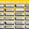 Bảng Mẫu phào chỉ PU VGP 27