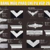 Bảng Mẫu phào chỉ PU VGP 29