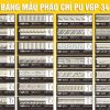 Bảng Mẫu phào chỉ PU VGP 34