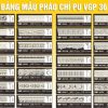 Bảng Mẫu phào chỉ PU VGP 36