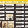 Bảng Mẫu phào chỉ PU VGP 43