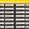 Bảng Mẫu phào chỉ PU VGP 45