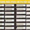 Bảng Mẫu phào chỉ PU VGP 46