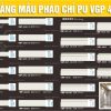 Bảng Mẫu phào chỉ PU VGP 47