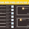 Bảng Mẫu phào chỉ PU VGP 48