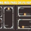 Bảng Mẫu phào chỉ PU VGP 60