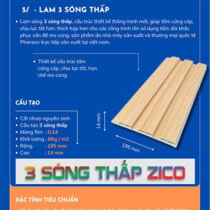 Lam 3 sóng thấp Zico