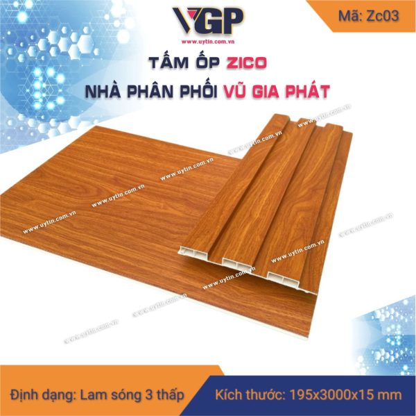 Lam 3 sóng thấp Zico màu 03 Zc03