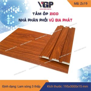 Lam 3 sóng thấp Zico màu 19 Zc19