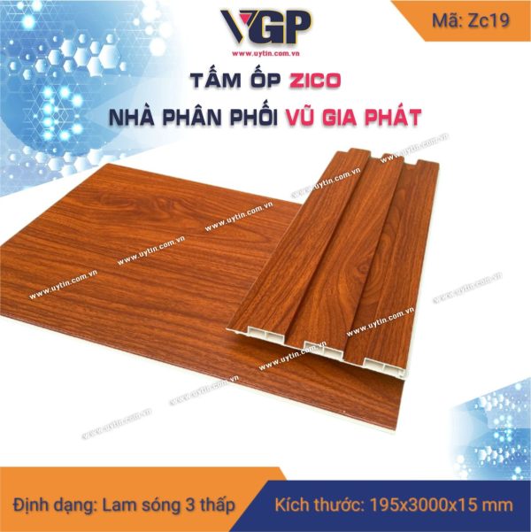 Lam 3 sóng thấp Zico màu 19 Zc19