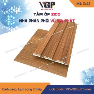 Lam 3 sóng thấp Zico màu 22 Zc22