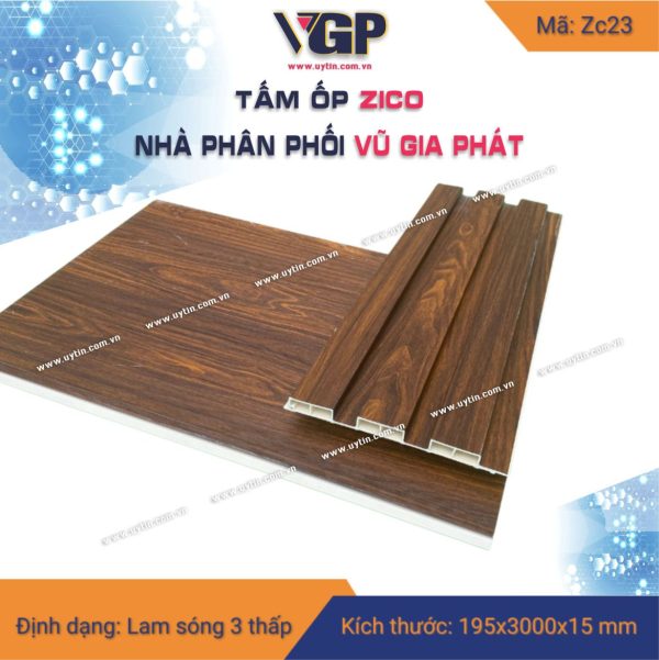 Lam 3 sóng thấp Zico màu 23 Zc23