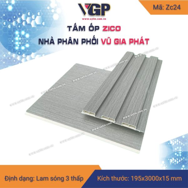 Lam 3 sóng thấp Zico màu 24 Zc24
