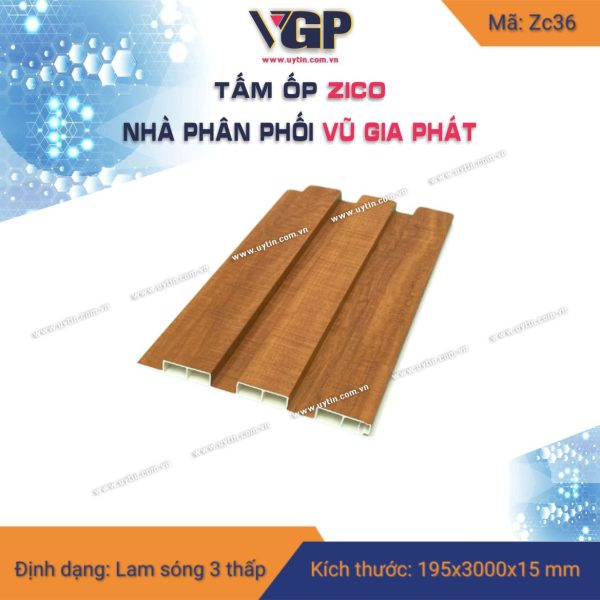 Lam 3 sóng thấp Zico màu 36 Zc36