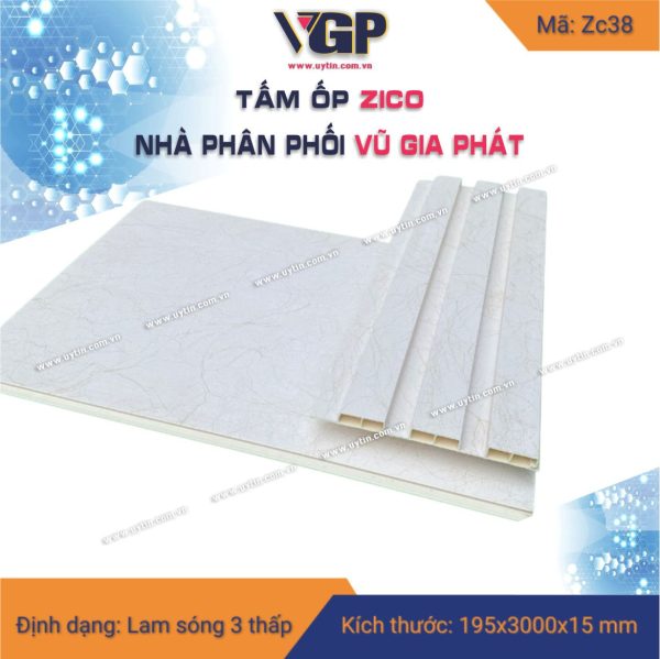 Lam 3 sóng thấp Zico màu 38 Zc38