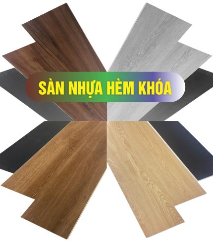 Sàn nhựa hèm khóa nhập khẩu