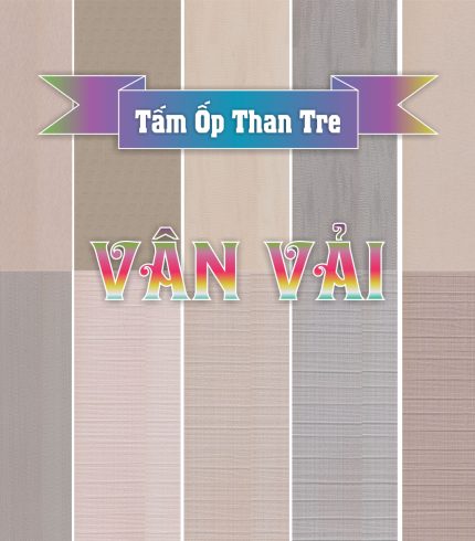 Tấm Ốp than tre vân Vải