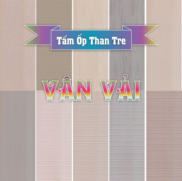 Tấm Ốp than tre vân Vải