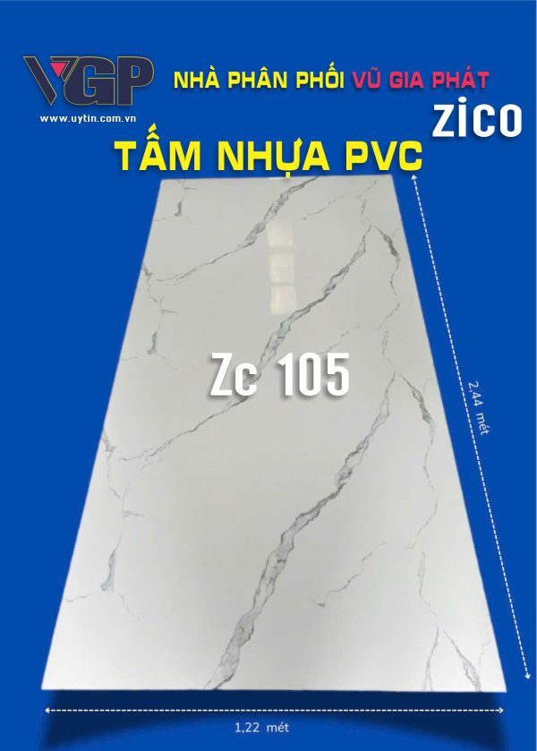 Tấm PVC Zico 105