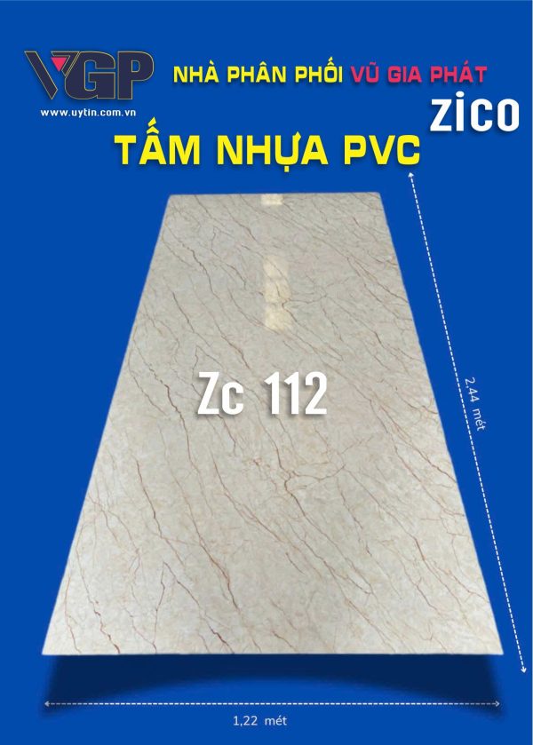 Tấm PVC Zico 112