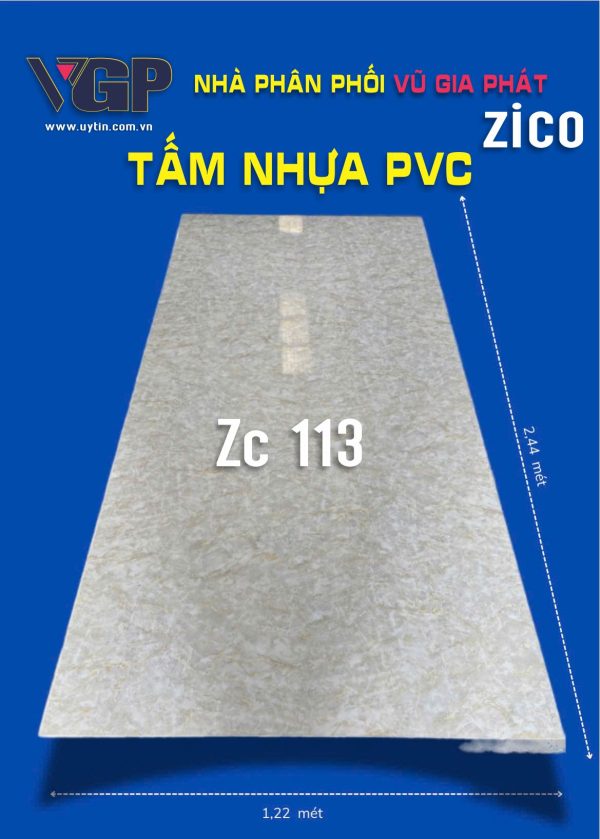 Tấm PVC Zico 113