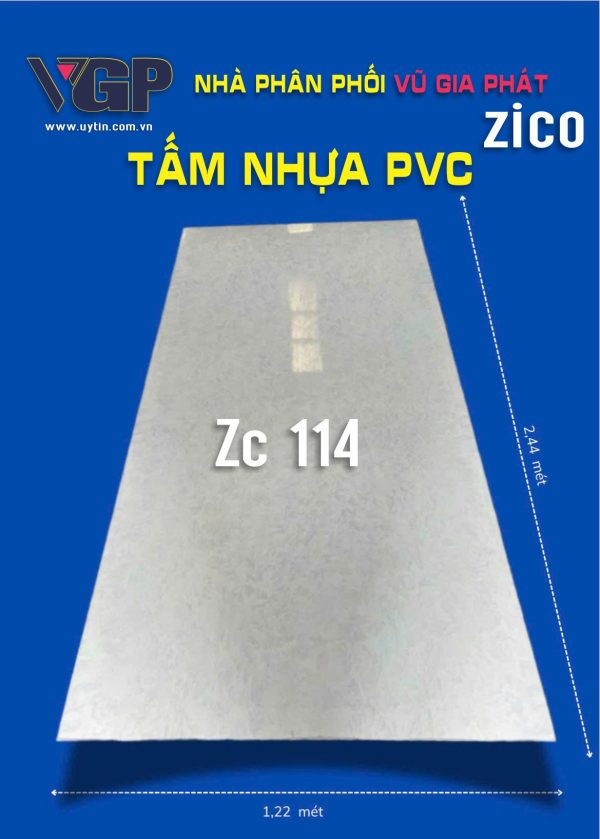 Tấm PVC Zico 114