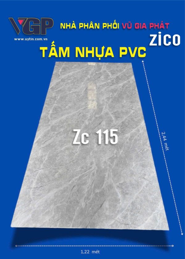 Tấm PVC Zico 115