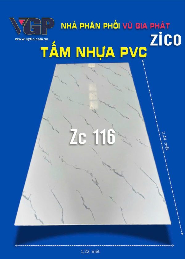 Tấm PVC Zico 116