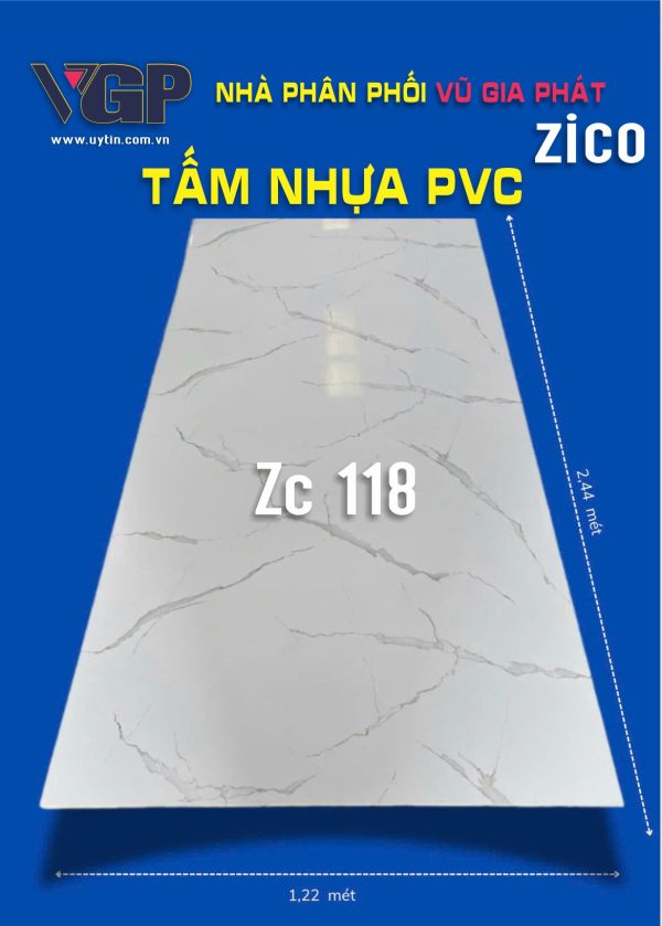 Tấm PVC Zico 118