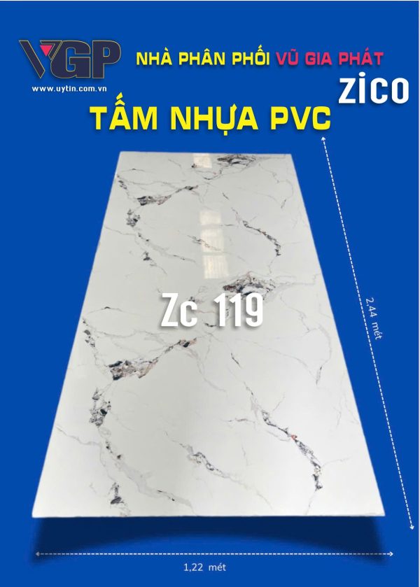 Tấm PVC Zico 119