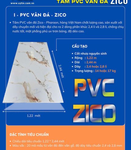 Tấm nhựa PVC Zico