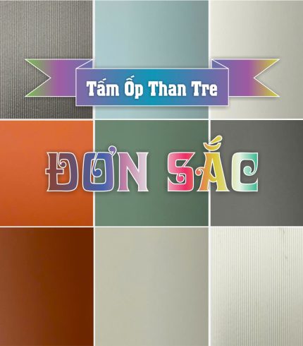 Tấm Ốp Than Tre Đơn Sắc