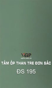 Tấm ốp than tre đơn sắc ĐS 195