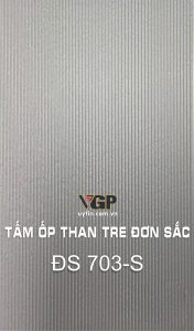 Tấm ốp than tre đơn sắc ĐS 703-S