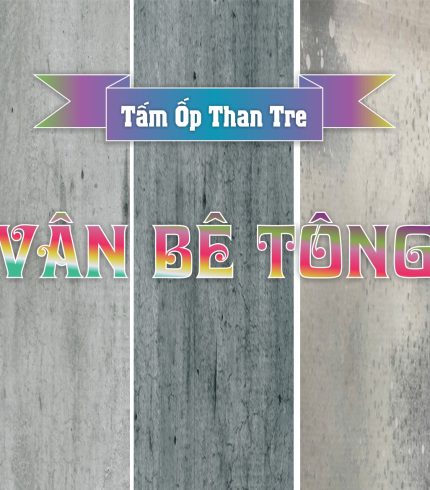 Tấm Ốp Than Tre vân Bê tông