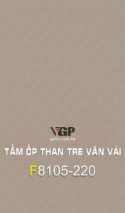 Tấm than tre vân Vải F8105-220
