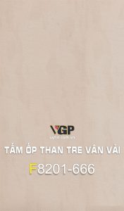 Tấm than tre vân Vải F8201-666