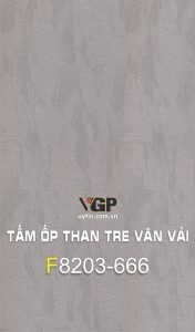 Tấm than tre vân Vải F8203-666