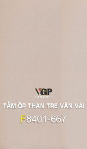 Tấm than tre vân Vải F8401-667