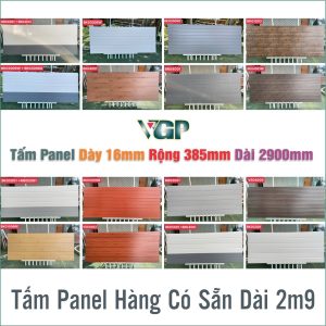 Tấm Panel dày 16 mm rộng 385 mm dài 2m9