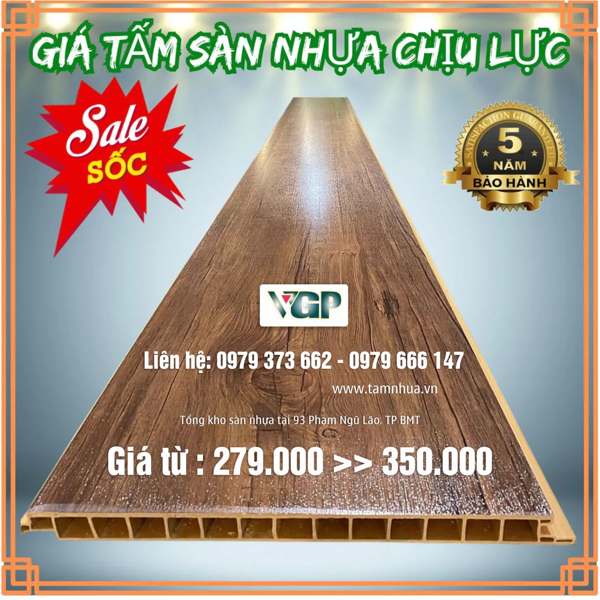 Báo giá sàn nhựa chịu lực tại Buôn Ma Thuột