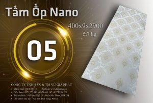 Tấm Nano 2m9 hoa văn cổ điển 05 Pleiku Daklak